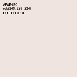 #F0E4E0 - Pot Pourri Color Image